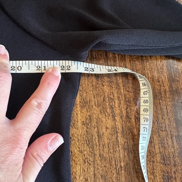 Exclusively Misook | Asymmetrical V-Neck Tunic Sweater w/ Space Dye Trim, Sz. XL - Picture 6 of 7